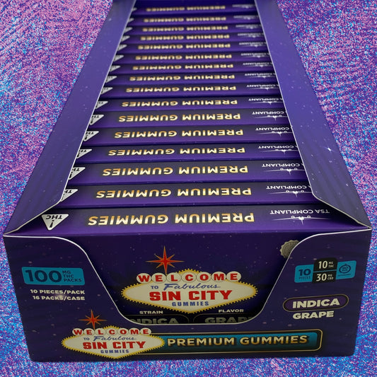 Grape Puck 10mg D9 Sin City Gummies