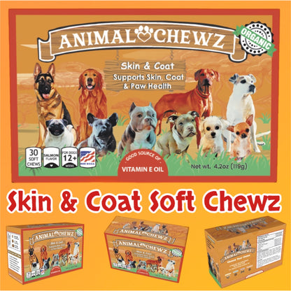 Animal Chewz Skin & Coat Soft Chewz