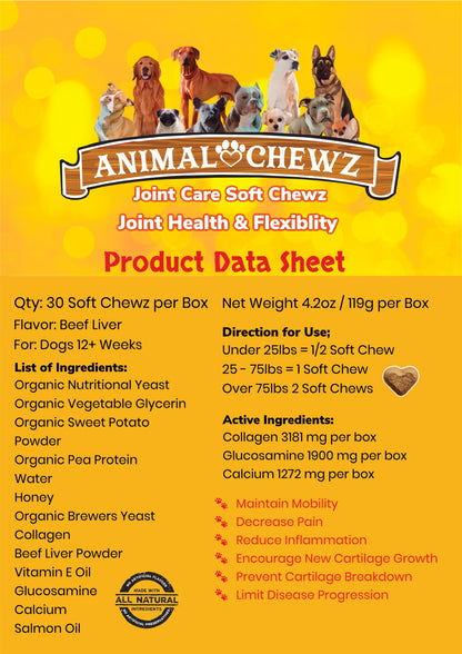 Animal Chewz Joint Care Soft Chewz