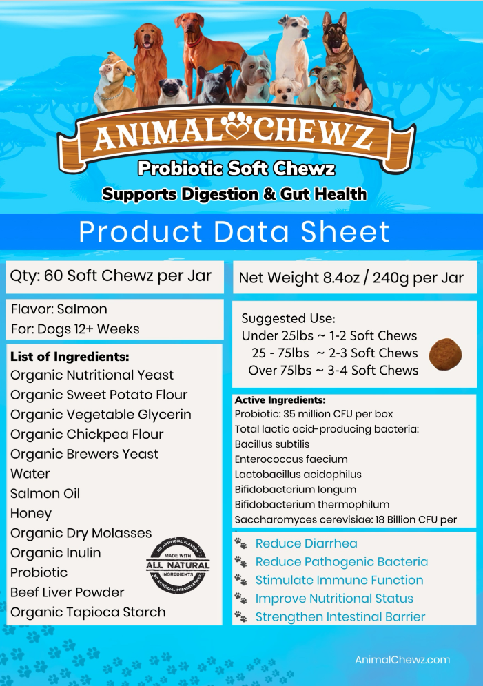 Animal Chewz Probiotic Soft Chewz